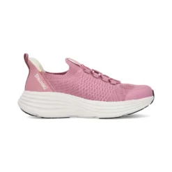 Championes comfort cherry para dama blanco y rosa